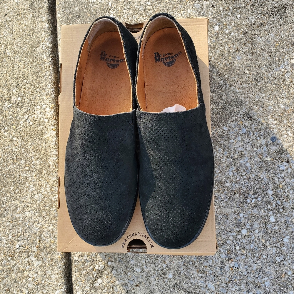 Men's suede Dr Martens Airwair loafer